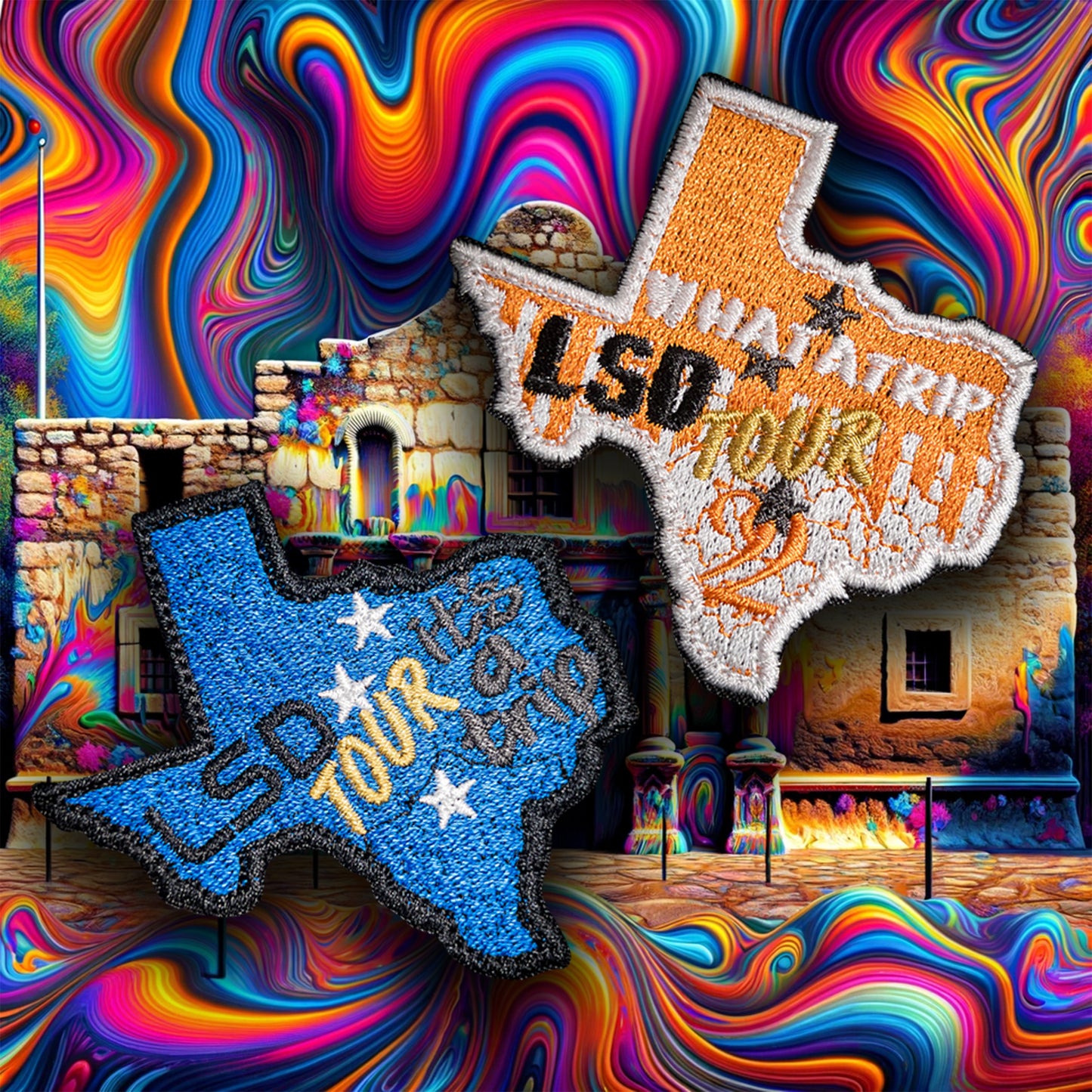 "LSD TOUR" Morale Patch - Endless Blue