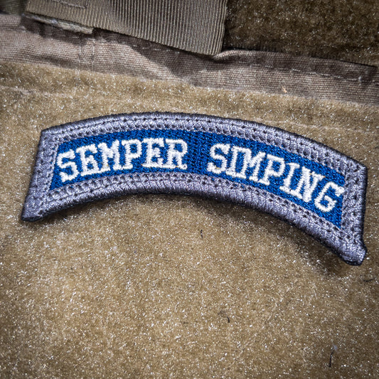 Semper Simping Rocker Tab Morale Patch